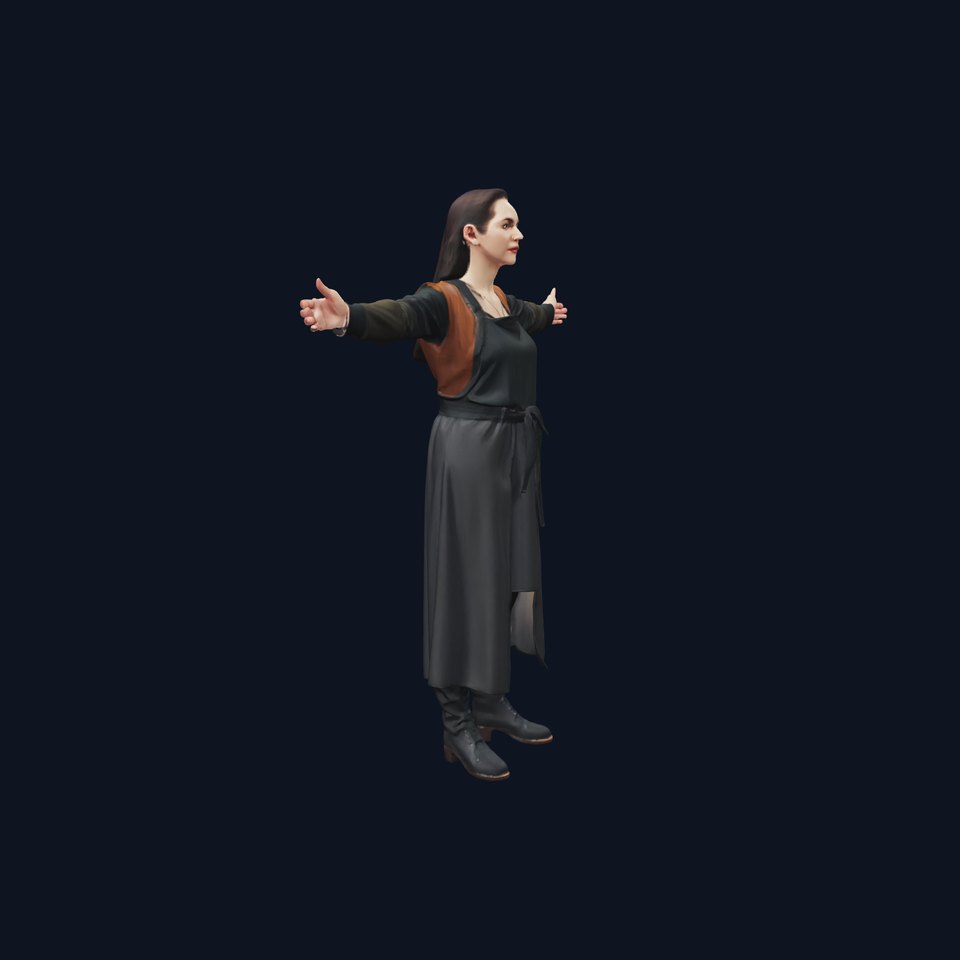 Elegant Autumn Outfit model pack